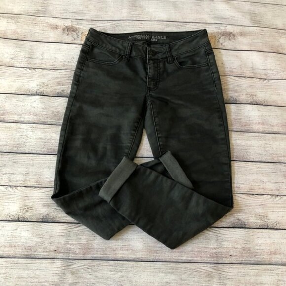 American Eagle Outfitters Camo Jeggings Size 2 - Picture 1 of 5